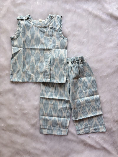 White Ikat cords