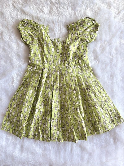 Green fish frock