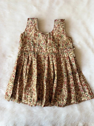 Floral tissue frock