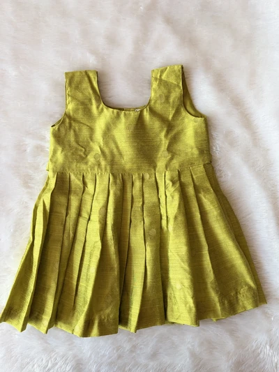 Green butta frock