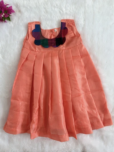 Orange kota frock
