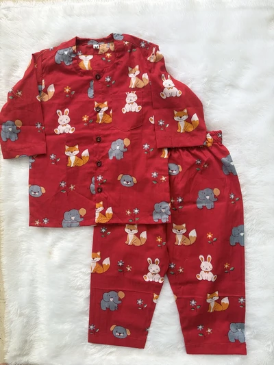 Red teddy pajama set