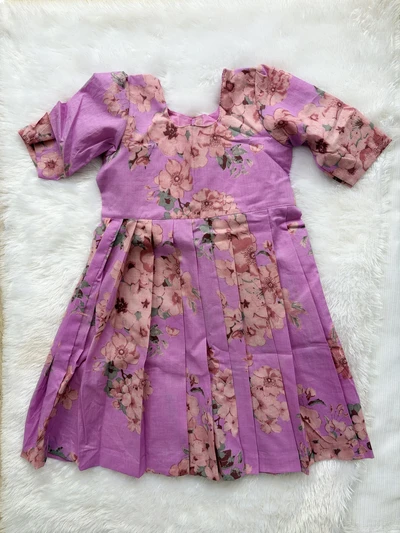 Pink floral frock