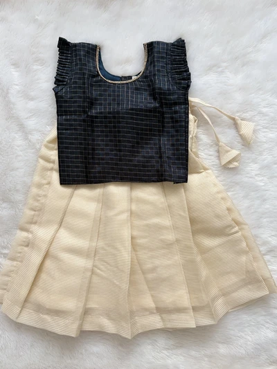 Onam Blue skirt set