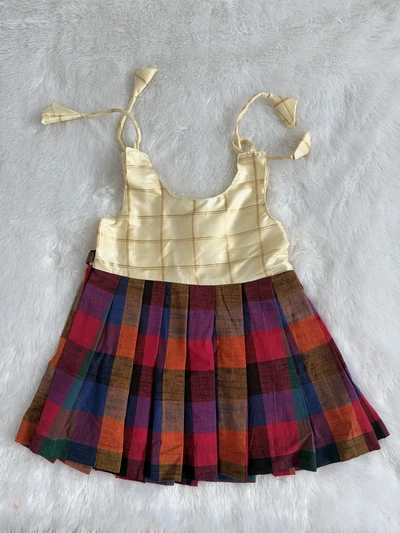 Onam - MAdras kattam frock