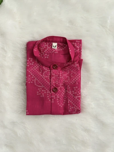 Pink kolam shirt