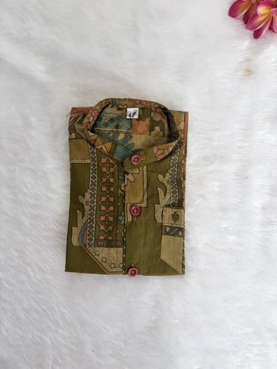 Patch woek shirt - Green