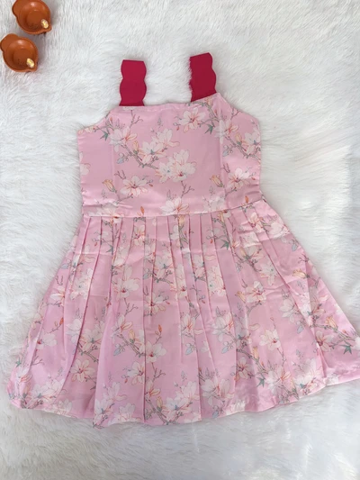 Rose scallop Frock