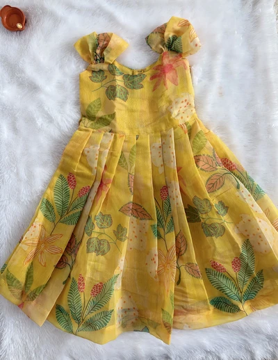 Lime chanderi maxi