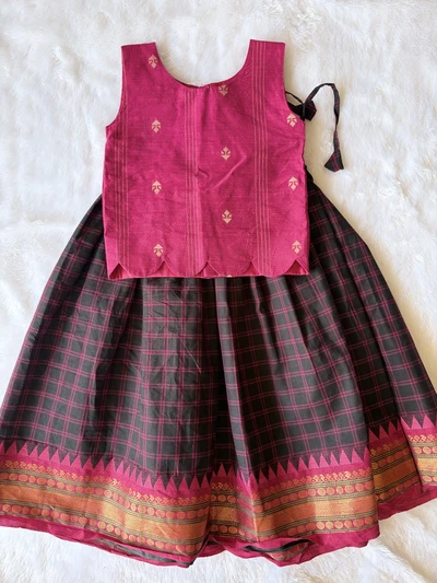 Meha - Chettinadu cotton skirt set