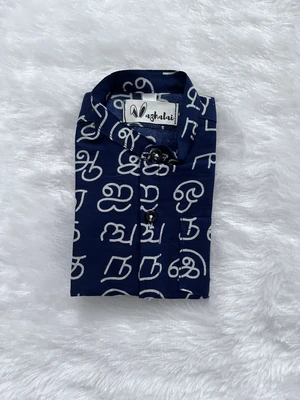 Blue tamil shirt