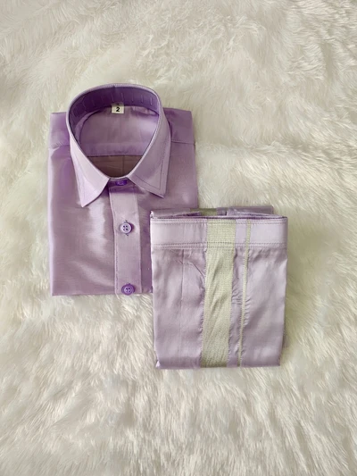Lavender veshti set