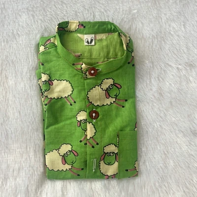 Green lamb shirt