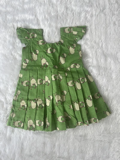 Green lamb frock