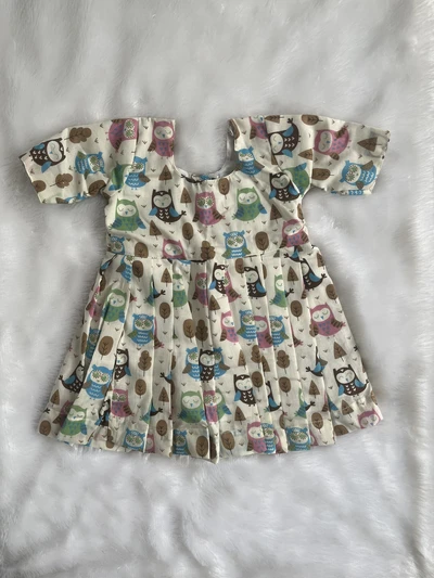 White owl frock