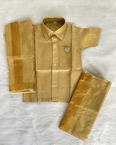 Asha silk Golden set