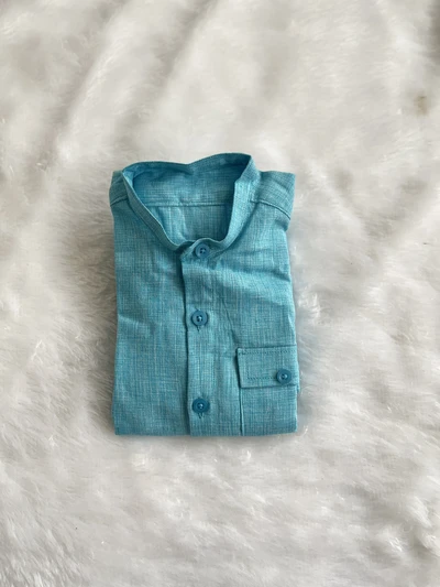 Slub shirt - Blue