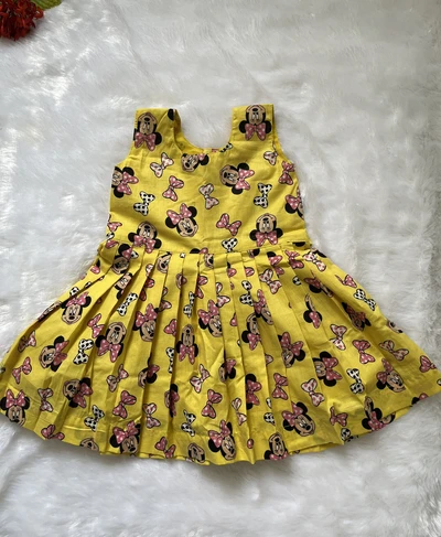 Yellow mickey frock