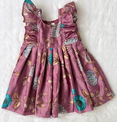 Lavender frill frock