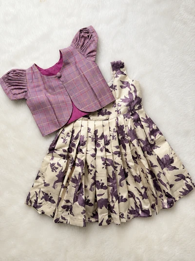 Lavender coat set